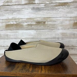 Mahabis Summer Slipper Shoes Women's 41 / 9.5Tan Black Mesh Comfort Slip On Mule